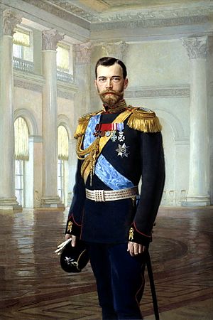 Archivo:Nicholas II of Russia painted by Earnest Lipgart