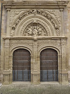 Archivo:Portada de San Jerónimo. Catedral de Calahorra