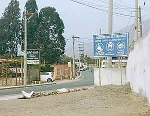 Archivo:Sign of preventive measures against COVID-19, Lunahuaná, Peru - 1