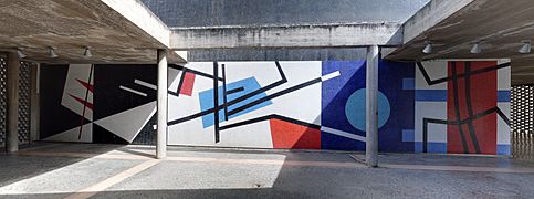 UCV 2015-064b Mural de Mateo Manaure, 1954