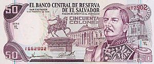 Archivo:Un antiguo colon con la imagen del Presidente Barrios,