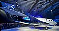 Virgin Galactic SpaceShipTwo "Unity" rollout 19Feb2016, FAITH hangar, Mojave, California