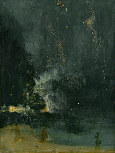 Whistler-Nocturne in black and gold