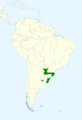 Xanthopsar flavus map