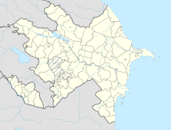 Jachmaz ubicada en Azerbaiyán