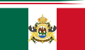 Bandera y Gallardete de la Marina Civil del Segundo Imperio Mexicano 1865-1867