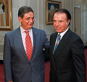 Archivo:Carlos Menem y Jaime Paz Zamora