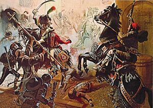 Archivo:Charge des chasseurs de la Garde au cours du Dos de Mayo
