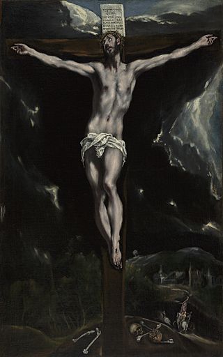 Christ on the Cross by El Greco, Getty Center.JPG