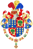Coat of Arms of Víctor Paz Estenssoro (Order of Isabella the Catholic).svg