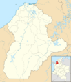 Colombia Córdoba location map (+locator map)