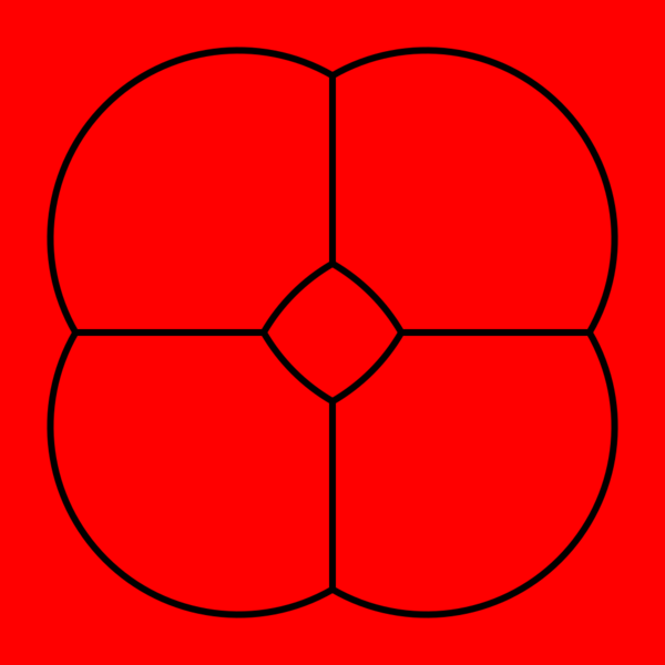 Cube stereographic projection