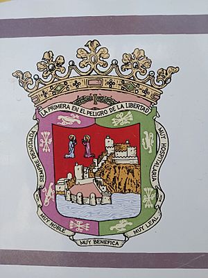 Archivo:Escudo de la ciudad de Málaga (España)