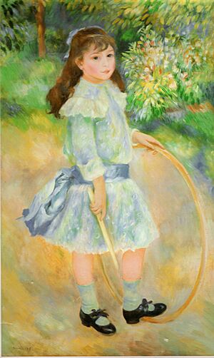 Archivo:Girl with a hoop