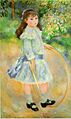 Girl with a hoop