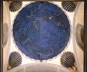 Archivo:Giuliano d'Arrigo, detto Pesello, volta con cielo del luglio 1442, forse legato alla venuta di renato d'angiò a firenze 03