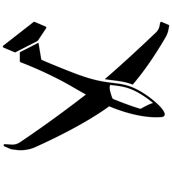 Gliding pictogram