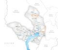 Karte Gemeinden des Bezirks Locarno 2008
