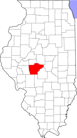 Map of Illinois highlighting Sangamon County.svg