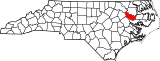 Map of North Carolina highlighting Martin County.svg