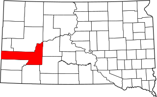 Map of South Dakota highlighting Pennington County.svg