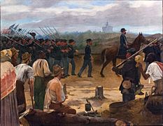 Millet-The Fourth Minnesota Entering Vicksburg After-Restoration