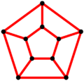 Pentagonal prismatic graph