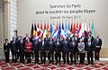 Secretary Clinton Poses for a Group Photo With World Leaders