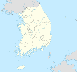 Chuncheon ubicada en Corea del Sur
