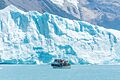 Tourist Cruise by Perito Moreno Glacier