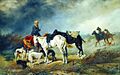 Сверчков, Николай Егорович - Охотники в степи (1873)