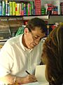 20070610 - Fernando Sánchez Dragó en la Feria del Libro de Madrid