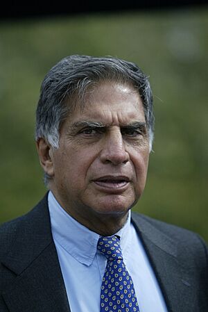 35. ISC-Symposium-Ratan N. Tata in der Pause-HSGN 028-01812.JPG