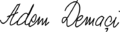 Adem Demaçi (nënshkrim)