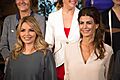 Angélica Rivera and Juliana Awada in Hamburg, July 2017