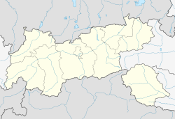 Nauders ubicada en Tirol (estado)