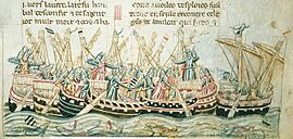Archivo:Bataille navale medievale debut XIVe siecle
