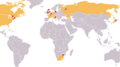 Cities participating in Live 8