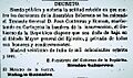 Decreto de expulsión del ejército del General Contreras
