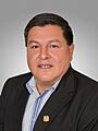 Delfor Germán Burgos Aguirre. Official portrait, 2020. Chamber of Deputies of Bolivia