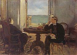 Edouard Manet Interiour in Arcachon