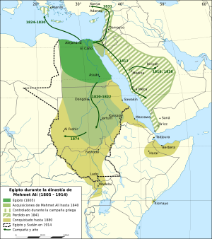Archivo:Egypt under Muhammad Ali Dynasty map es