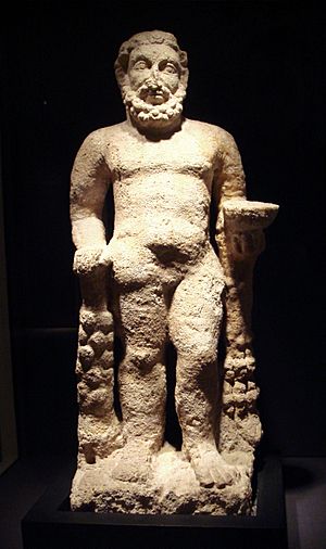 Archivo:Hercules Hatra Iraq Parthian period 1st 2nd century CE