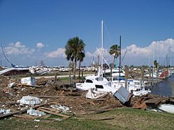 Hurricane Ike Port Arthur TX docks.jpg