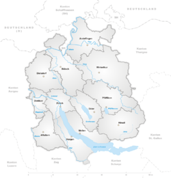Archivo:Karte Kanton Zürich Bezirke