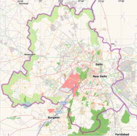 Fuerte rojo de Delhi ubicada en Delhi