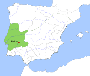 Archivo:Location map Taifa of Badajoz