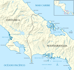 Archivo:Mapa de la frontera Costa Rica-Panamá (1856)