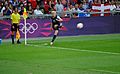 Megan Rapinoe corner kick
