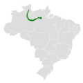 Myrmotherula klagesi map